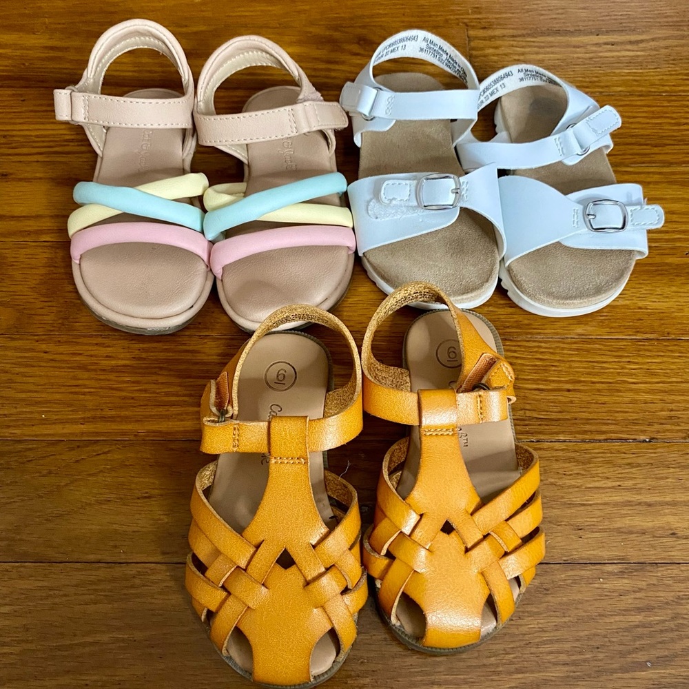 Toddler Girls Sandal Lot